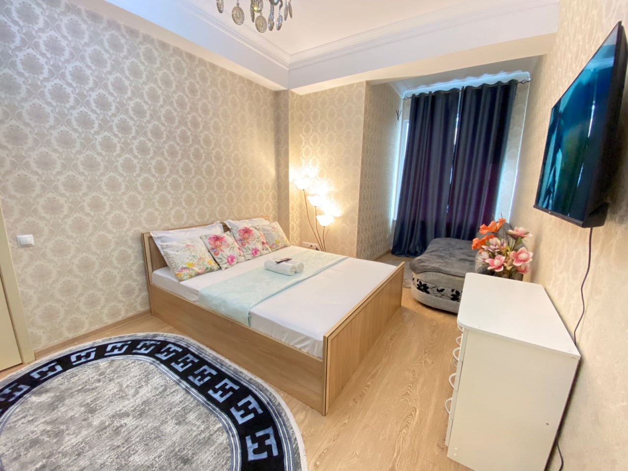 1 комнатная 45 м²