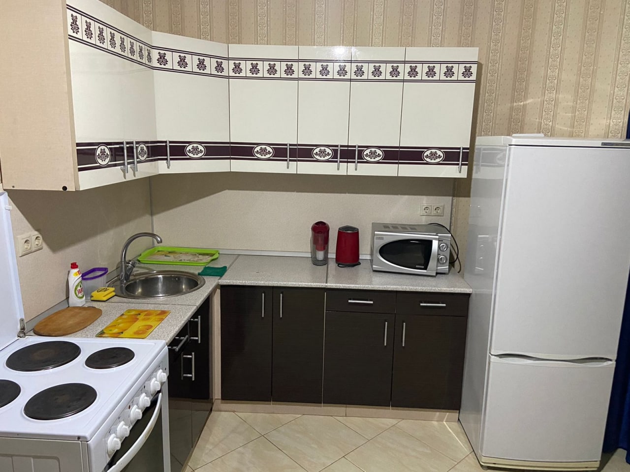 Квартира 1-комнатная 50 м²